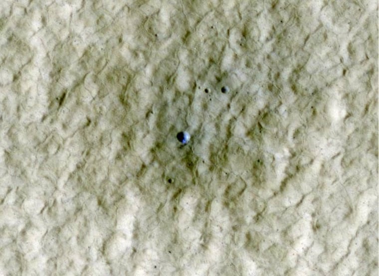 Image: Mars crater